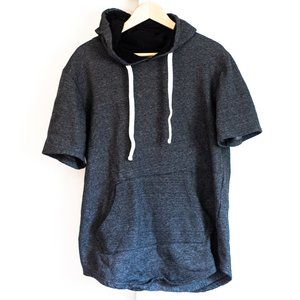 Libertador Men's Short Sleeve Hooded Sweatshirt